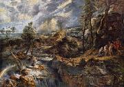 Peter Paul Rubens Gewitterlandschaft mit Philemon und Baucis oil painting picture wholesale